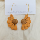 Daisy Hoops (multiple colors)