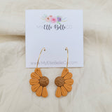 Daisy Hoops (multiple colors)