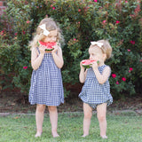 Coral and Mustard Floral Evy Bow, Infant Headband