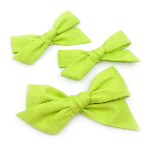 Lime Green Evy Bow
