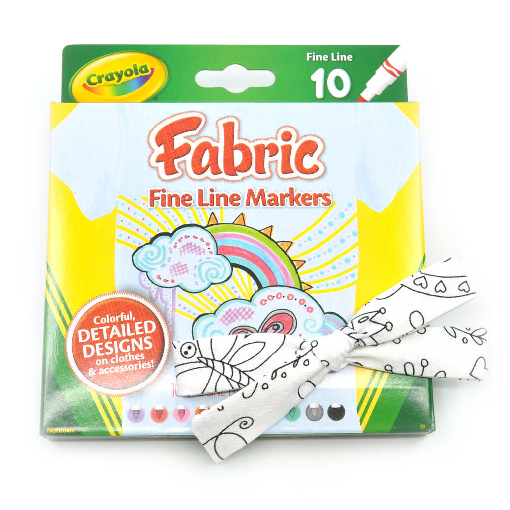 Color-Your-Own Leni Bow AND Fabric Markers – My Elle Belle Co