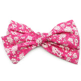 Fuchsia Pink Floral Rona Bow