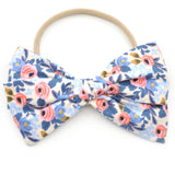 Rosa in Periwinkle Rifle Paper Co Rona Bow