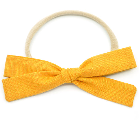 Mustard Leni Bow, Headband or Clip