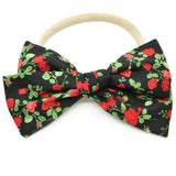 Black & Red Roses Rona Bow