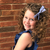 Holly Mistletoe Leni Bow, Infant or Toddler Hair Bow