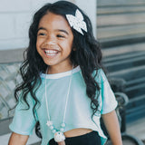 Carolina Blue Elle Bow, Toddler Hairclip