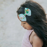Hazelnut & Small Pink Floral Bow Tie OR Anna Bow