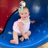 Mustard Plaid Elle Bow, Toddler Hairclip