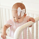 Ivory Fall Sprigs Elle Bow, Toddler Hairclip